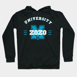 zoom university 2020, blue sky Hoodie